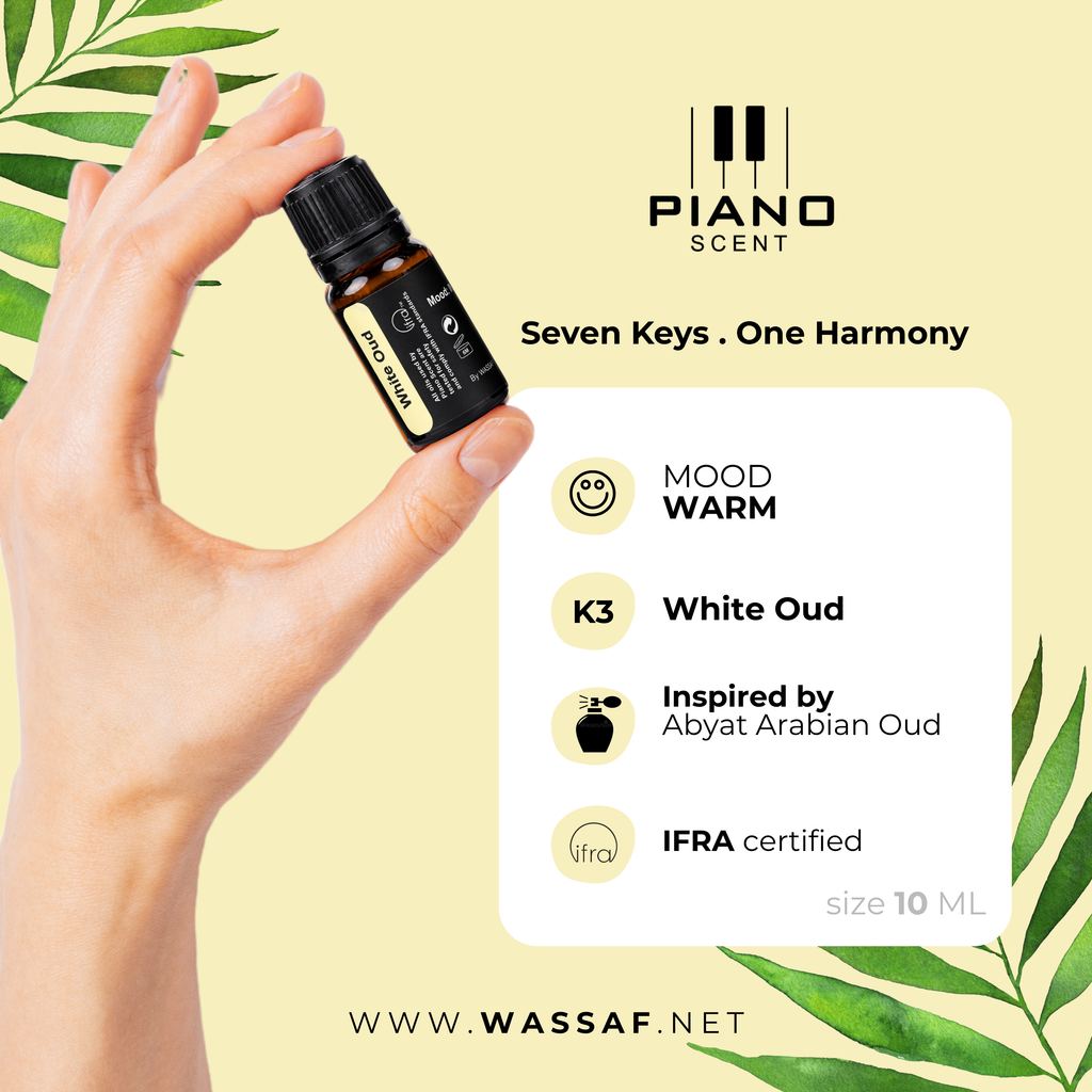 piano scent OIL  | White Oud  k3